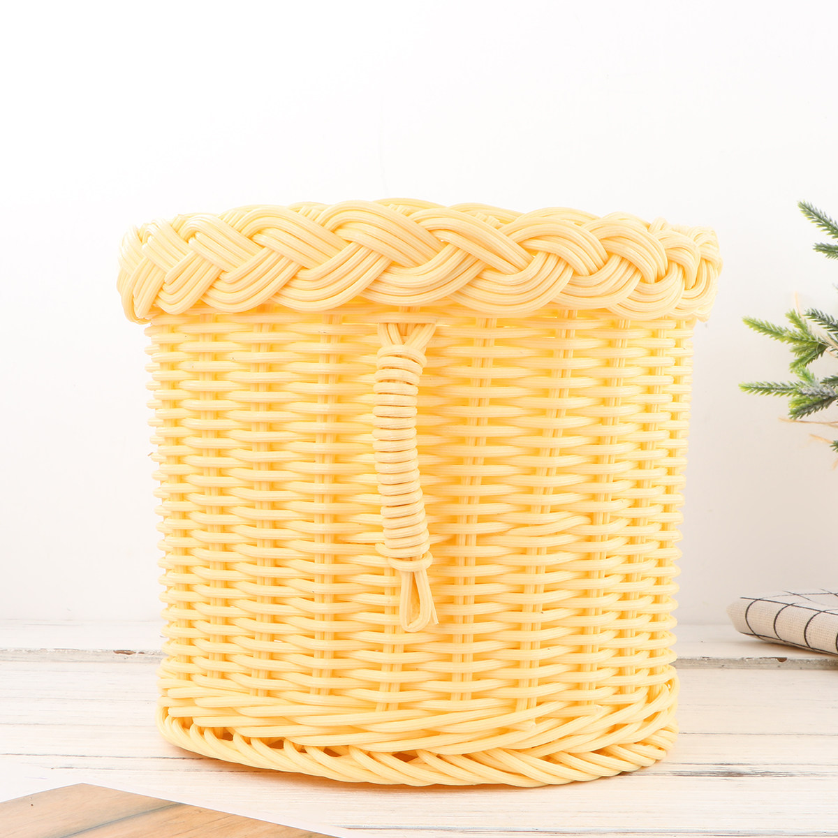 Snacks Food Gift Baskets - スタイリッシュな象の形の編みかご、スナック・フルーツ・食品のディスプレイ・収納容器、デスクトップオーガナイザー、ホームデコレーションギフト、ベージュ1個