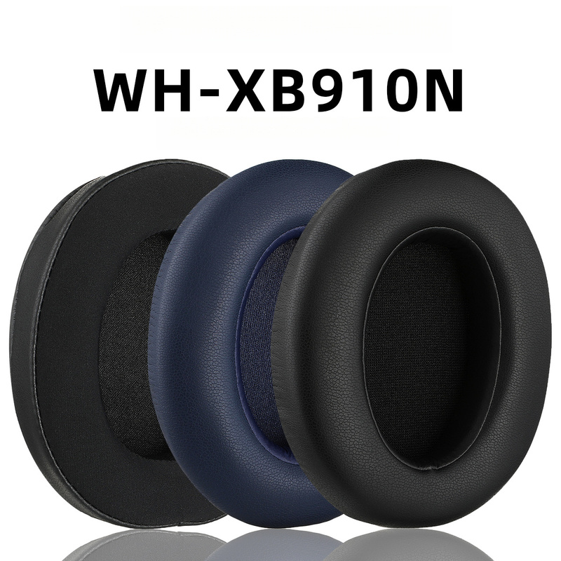 Protein Bar Box - ソニーWH-XB910Nヘッドホン用交換イヤーパッドクッションカバー、プロテインレザーヘッドホンイヤークッション、メモリーフォームイヤーパッド。