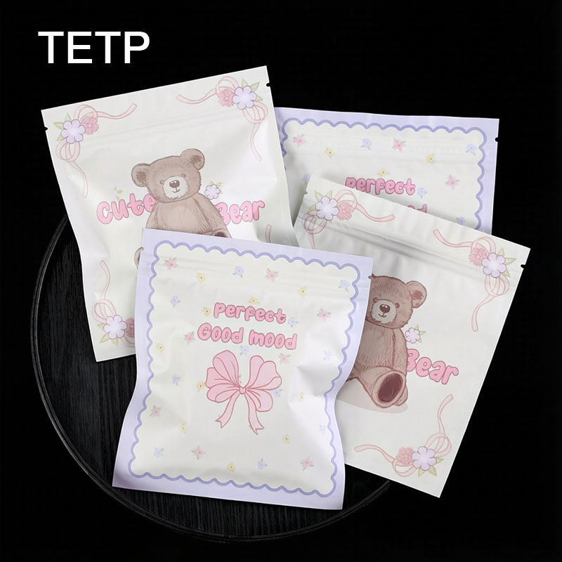 Food Snacks For Party - TETP 100 個漫画アルミ箔包装袋スナックビスケットチョコレート防湿食品保存文具人形おもちゃ P