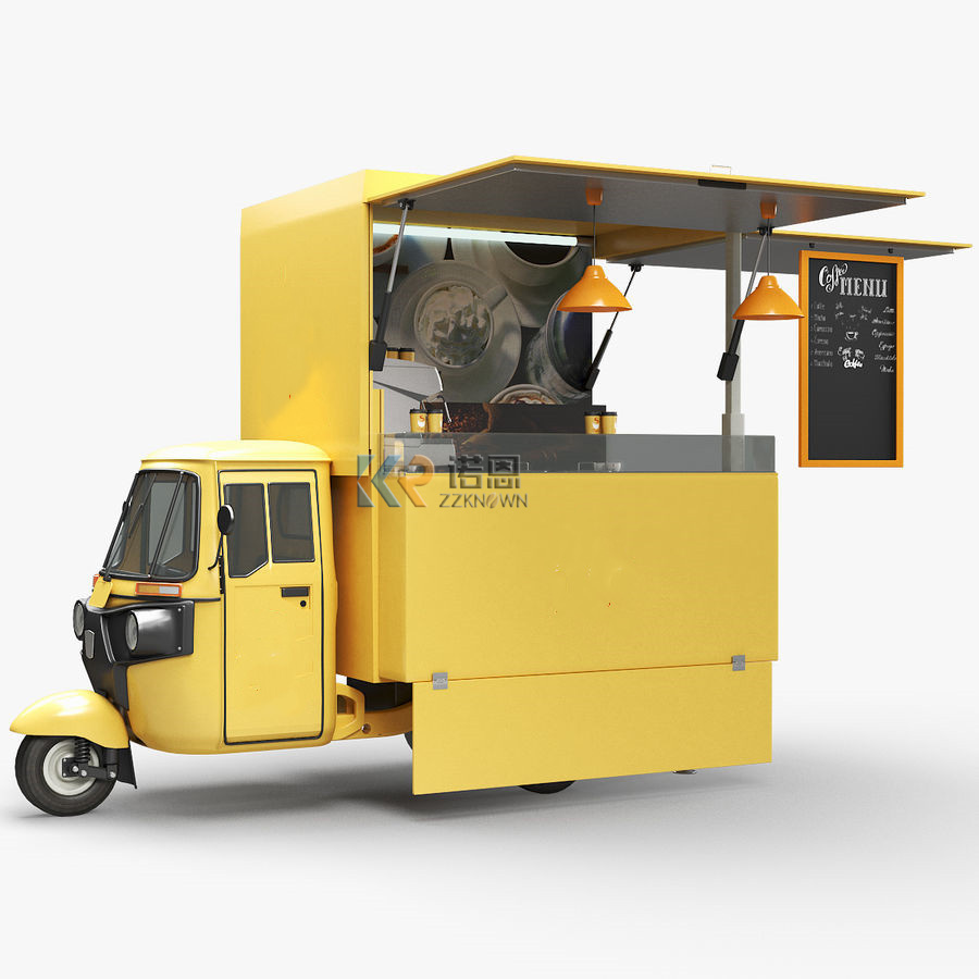 Street Food Snacks - アイスクリームカート用電動モバイルフードトラック、ストリートストリート用三輪車、トレーラー、三輪車APE PIAGGIO、新しいデザイン