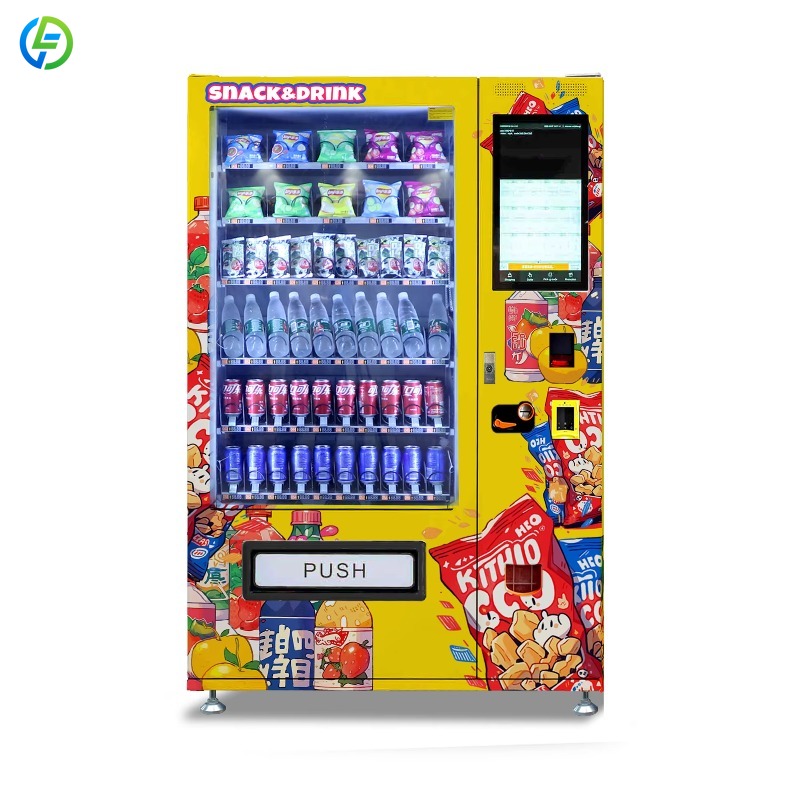 Food Snacks For School - カスタマイズ可能な24時間営業の食品・飲料・スナック自動販売機、コイン・紙幣・カード対応、CE認証取得済み、オフィス・学校・ホテル向け