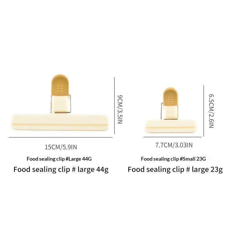 3個入りポータブルスナックシールクリップ、食品グレードのプラ - Food And Snacks For Picnic のレビューと価格