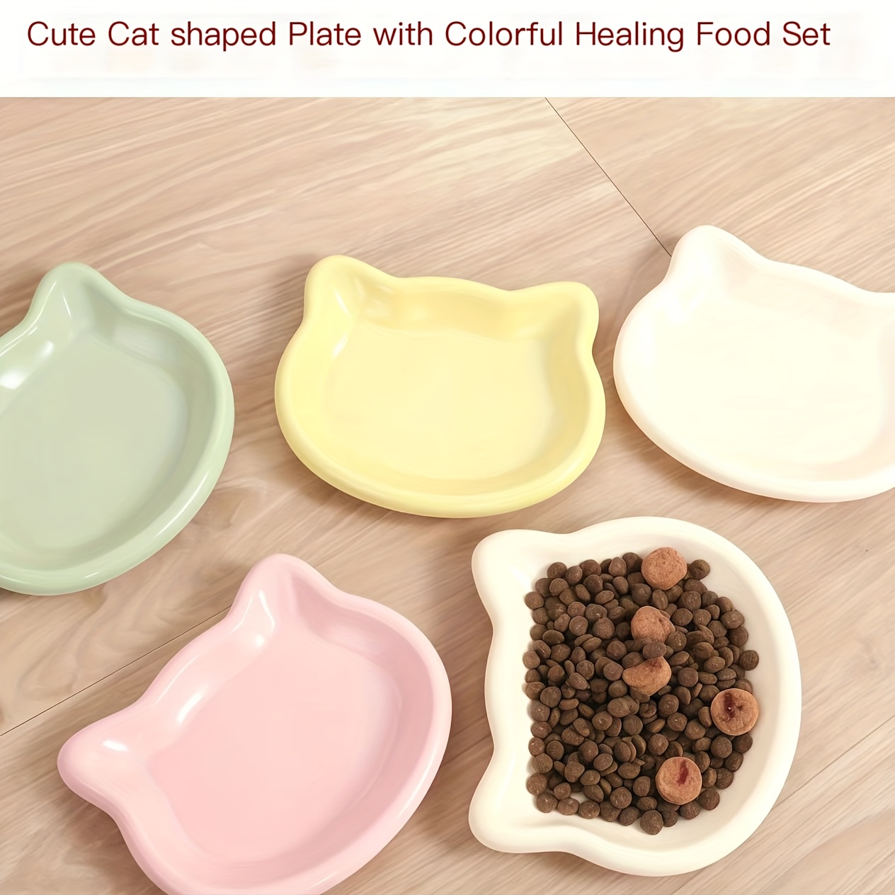 4色ペットボウル 猫用フードディッシュ 缶詰スナック 冷凍食 - Food Snacks That Are Black のレビューと価格
