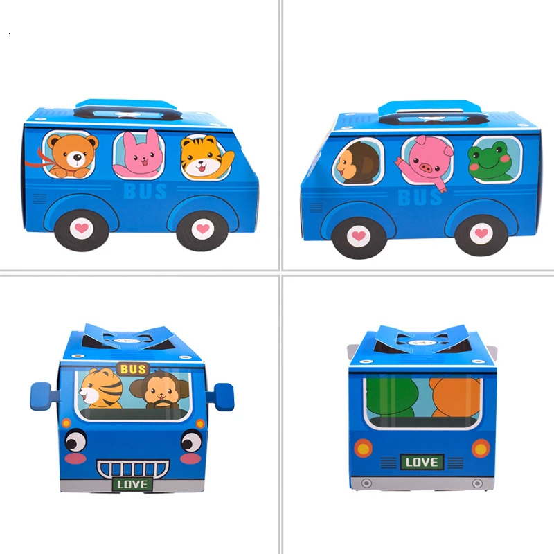 6個入りギフトボックス包装ハンドルケーキギフトボックス、クッ - Food Snacks For Party のレビューと価格