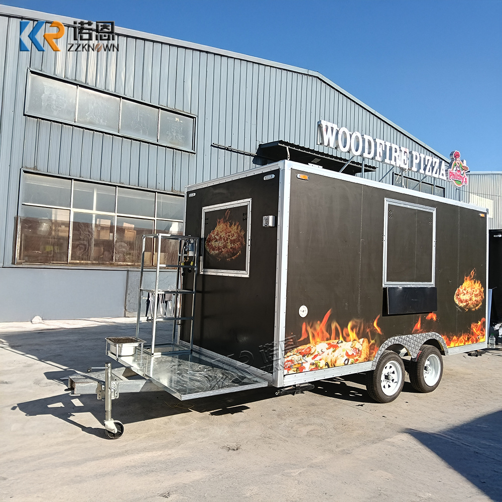 高品質クレープパンケーキデザートフードトレーラー移動式ケータ - Street Food Snacks のレビューと価格