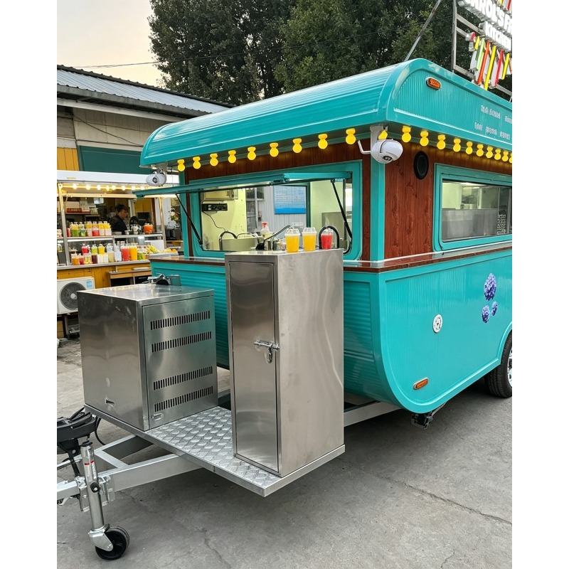 商業街夜市ケータリング屋台カート移動式食品スナックティーダイ - Street Food Snacks のレビューと価格