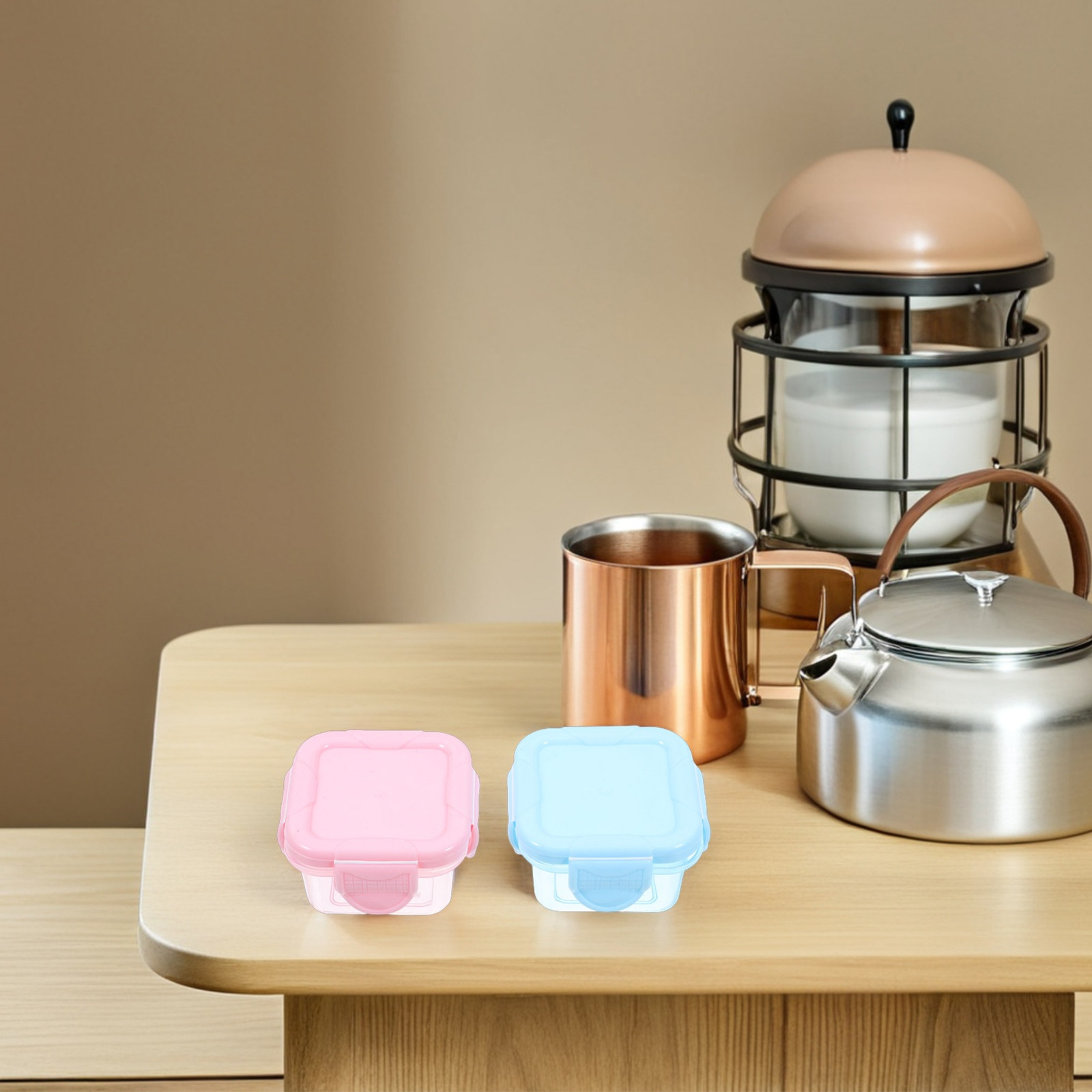 4個入りポータブルスナック容器（蓋付き）、再利用可能な漏れ防 - Food And Snacks For Picnic のレビューと価格