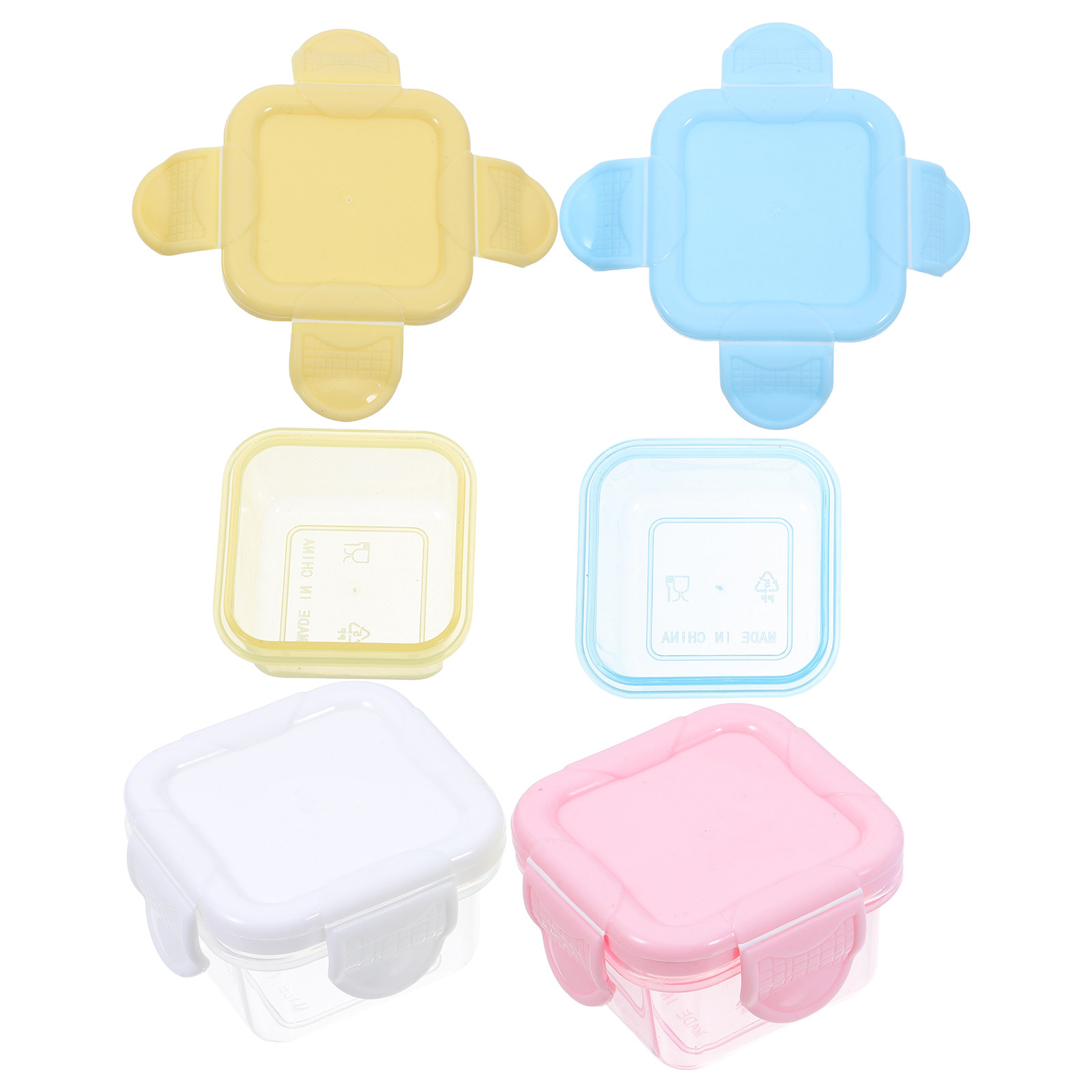 4個入りポータブルスナック容器（蓋付き）、再利用可能な漏れ防 - Food And Snacks For Picnic のレビューと価格