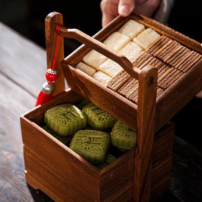 和風ミニマリストフードボックス多層スタッキングスナックトレイ - Snacks Food Gift Baskets のレビューと価格