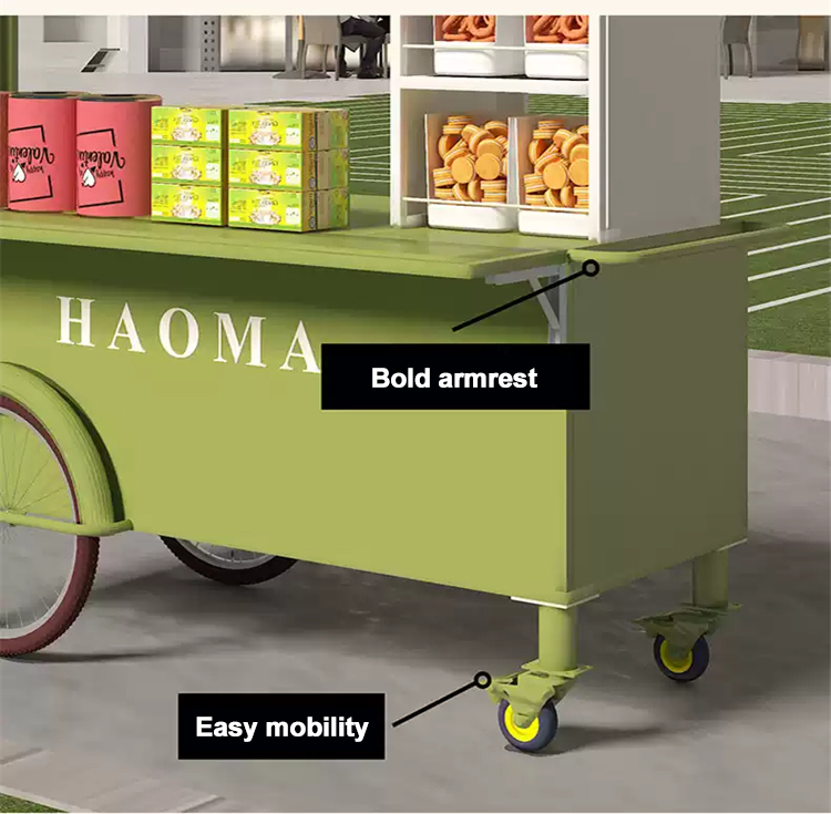 小型手押し屋台 軽食販売カート 大容量収納付き - Street Food Snacks のレビューと価格
