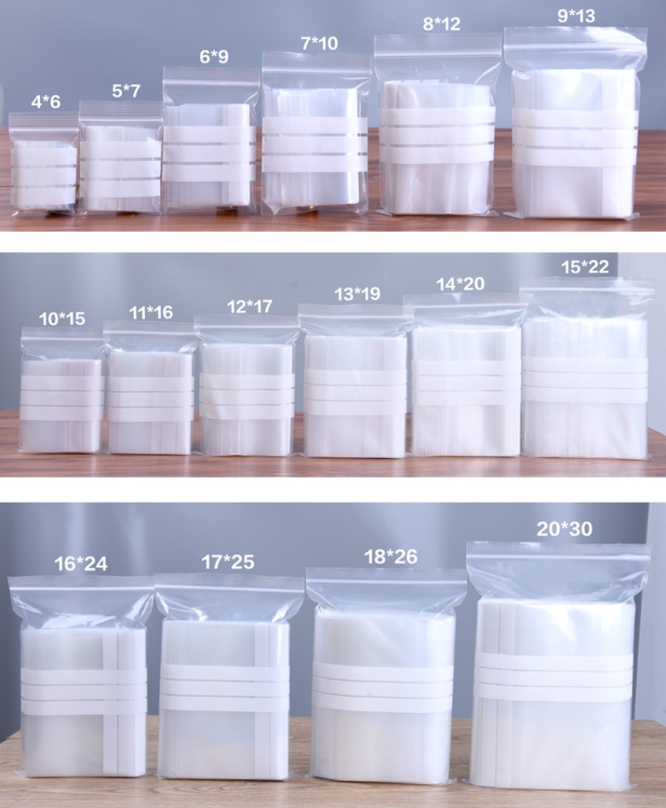 200枚入りPE透明プラスチック製ジップロック包装袋DIYロ - Food Snacks For Party のレビューと価格