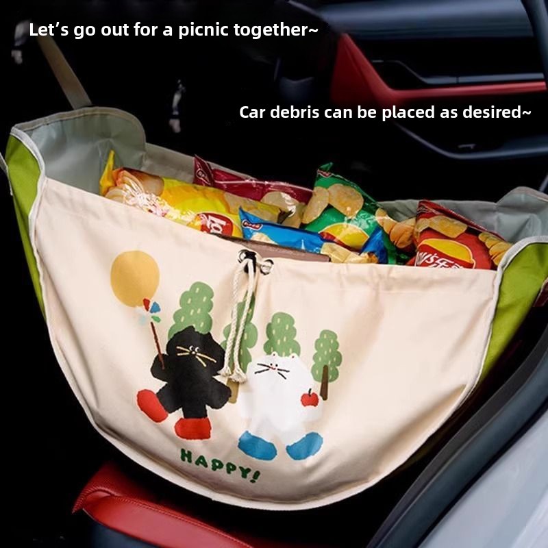大容量車用収納バッグ、車後部座席スナックバッグ、車内収納バッ - Food And Snacks For Picnic のレビューと価格