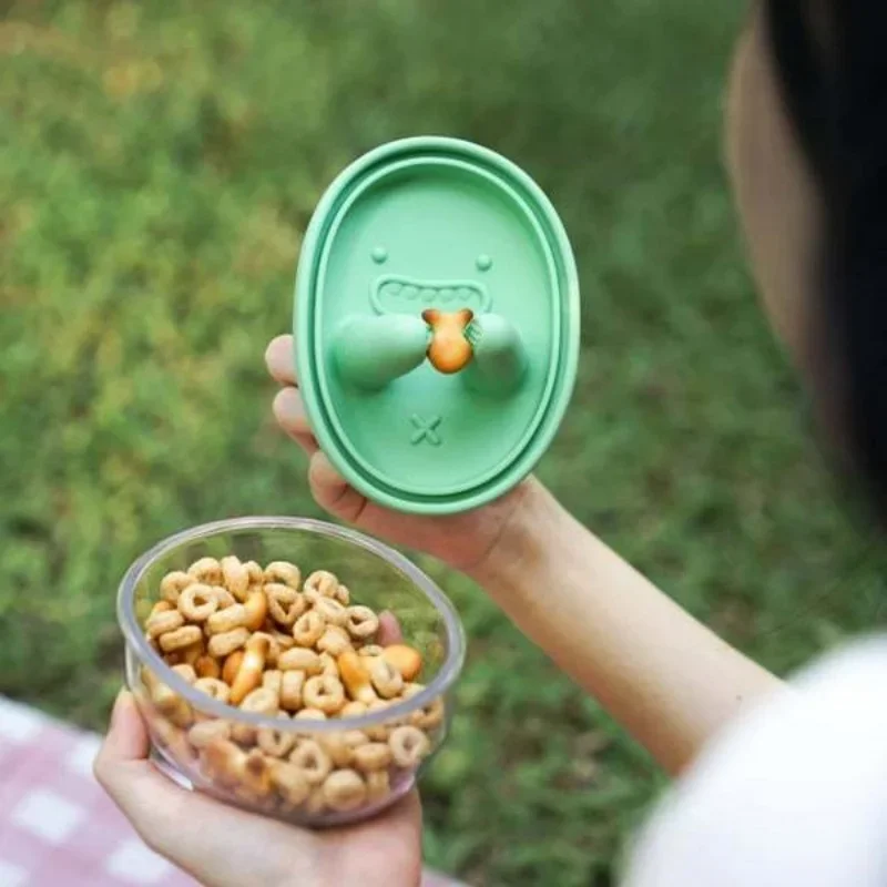 手を清潔に保つシリコン蓋付きランチボックスポータブルキャンプ - Food Snacks For Picnic のレビューと価格