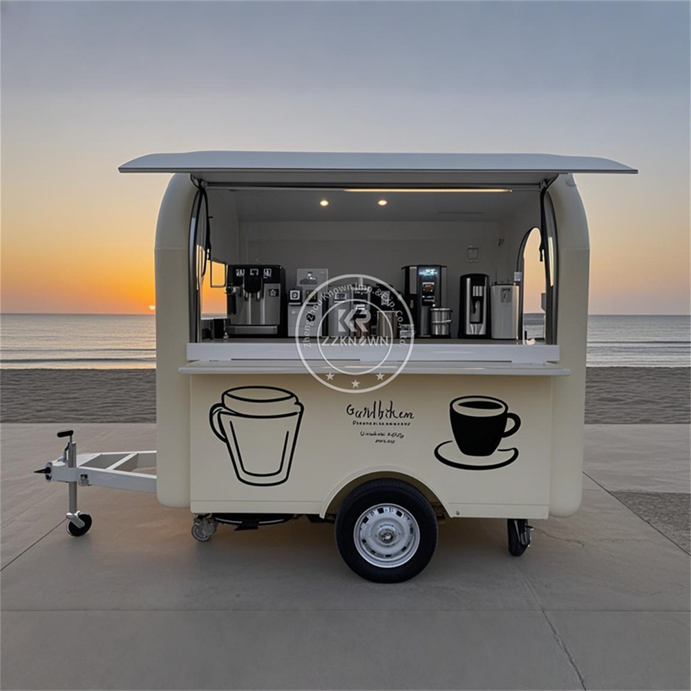 高品質欧州基準ストリートモバイルファーストフードトレーラー、 - Street Food Snacks のレビューと価格