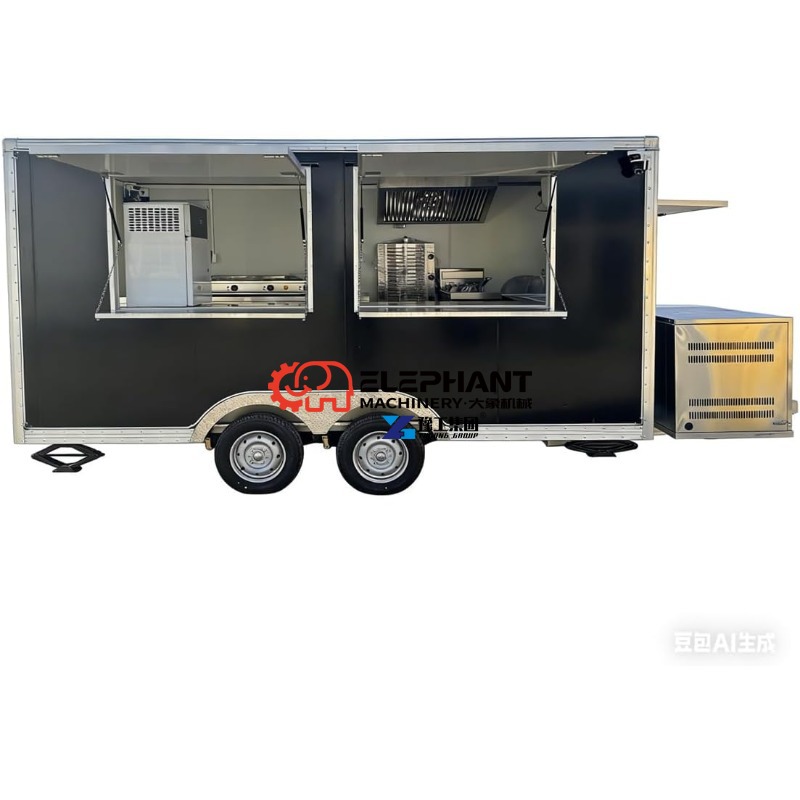 ステンレス製多機能モバイルフードトレーラー、路上スナックケー - Street Food Snacks のレビューと価格