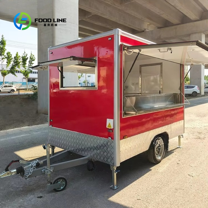 カスタマイズ可能な移動式フードトラックトレーラー、フル装備の - Street Food Snacks のレビューと価格