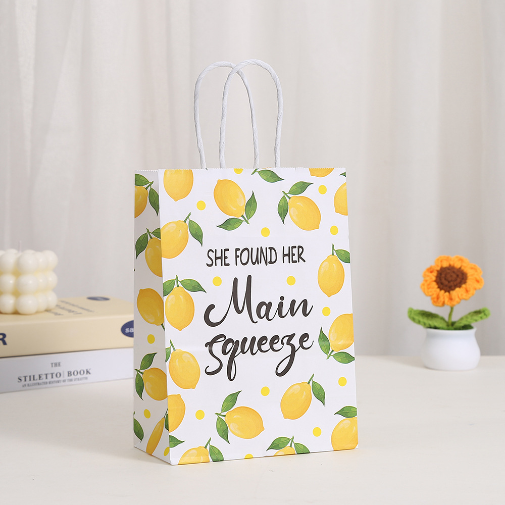 6 個トロピカルサマーハローレモンテーマビスケットスナック紙 - Food Snacks For Party のレビューと価格