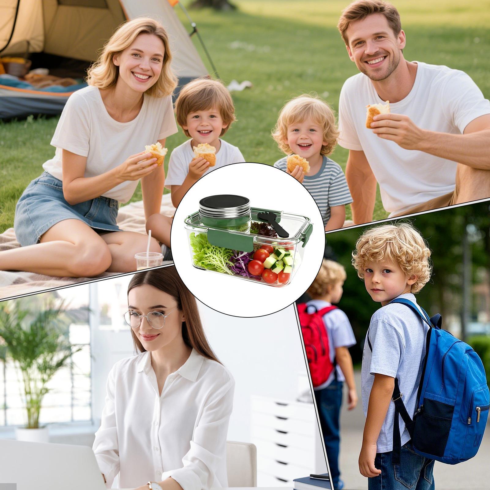 サラダ容器 2.5オンス 食品保存容器 蓋付き 学校給食箱  - Food Snacks For School のレビューと価格
